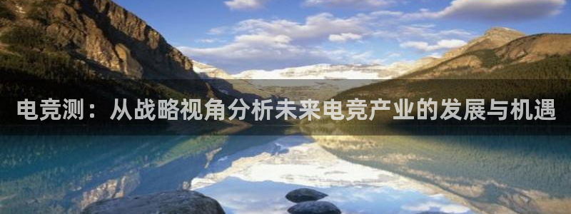 米兰电竞在线官网：电竞测：从战略视角分析未来电竞产业的发展与机遇